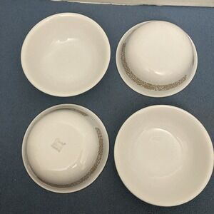 Vintage Corelle Woodland Brown 6.25" Soup Cereal Bowls - Set of 4